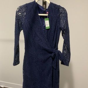 NWT Lilly Pulitzer Tiki Romper Navy